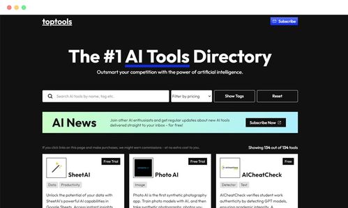 13個優秀的AI人工智能工具軟件導航網站推薦 助力人工智能基礎軟件開發